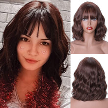 Load image into Gallery viewer, Monterrey Synthetic Curly Pastel Short Wavy Bob Wig