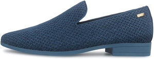 Blue Slip on Men's Dress Loafers