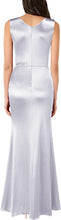 Load image into Gallery viewer, Ruffle Slit Sleeveless Formal Bridesmaid Dress