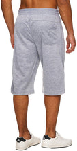 Load image into Gallery viewer, Drawstring Light Grey 3/4 Workout Joggers with Zipper Pockets