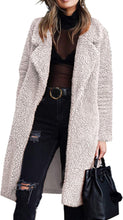 Load image into Gallery viewer, Oh So Chic Women&#39;s Caramel Long Sleeve Teddy Fur Coat