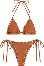 Load image into Gallery viewer, Stone Thread Style 2pc Swimwear Bikini Set