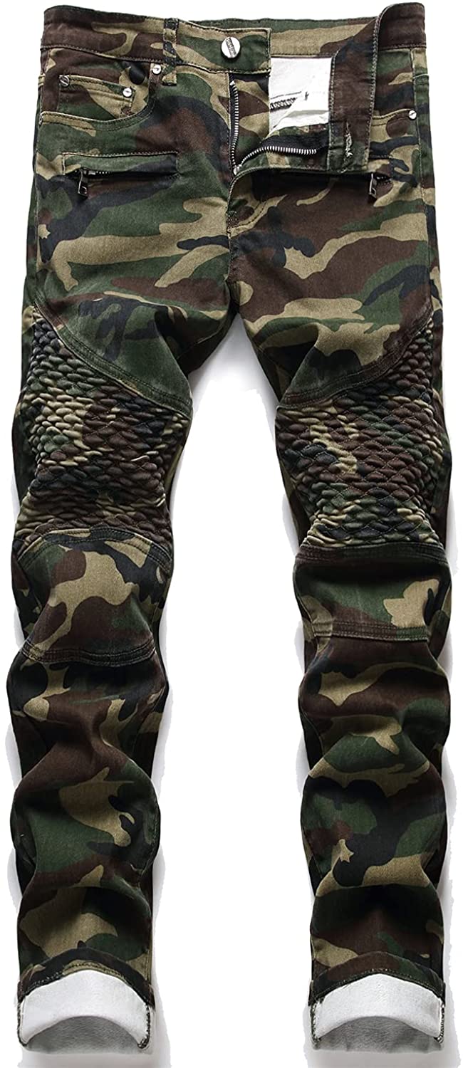 Regular Fit Camouflage Classic Denim Pants