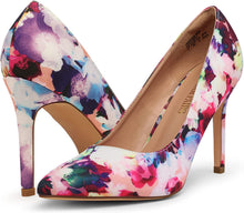 Load image into Gallery viewer, Twilight Floral Elegant Heel Pump Shoes
