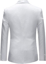 Load image into Gallery viewer, Vintage 3 Piece White One Button Men&#39;s Tuxedo Suit