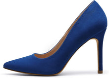 Load image into Gallery viewer, Enhanced Rebel Royal Blue Heel Pump Shoes