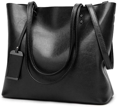 Messenger Tote Bag Black Top Handle Satchel Handbags