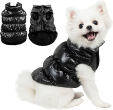 Load image into Gallery viewer, Outdoor Black Vest Lightweight Warm Padded Dog Jacket