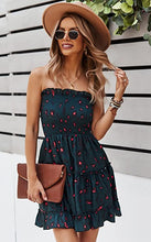 Load image into Gallery viewer, Sweet Lemons Strapless Smock Mini Dress