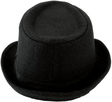 Load image into Gallery viewer, Men&#39;s Black Fedora Panama Jazz Hat
