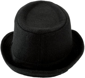 Men's Black Fedora Panama Jazz Hat