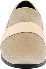 Load image into Gallery viewer, Men&#39;s Teal Blue Velvet Satin High Quality Loafer Dress Shoes