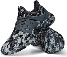Load image into Gallery viewer, Men&#39;s Camouflage Gray Non Slip Athletic Running Shoes