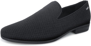 Black Slip on Men's Dress Loafers