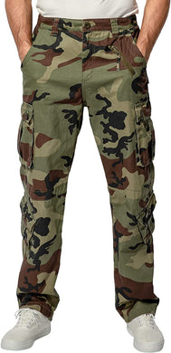 Multi Pockets Camouflage Loose Tactical Men's Pants