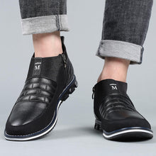 Load image into Gallery viewer, High-Top Black Lightweight Men&#39;s Casual Shoes