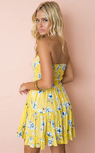 Load image into Gallery viewer, Sweet Lemons Strapless Smock Mini Dress