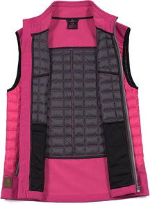 Warm Outdoor Rose Sleeveless Women's Puffer Vest