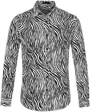 Load image into Gallery viewer, Vintage Animal Print Button Down Long Sleeve Shirt