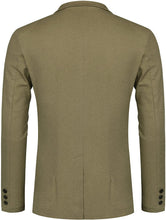 Load image into Gallery viewer, Men&#39;s Army Green Lightweight Long Sleeve Lapel Blazer