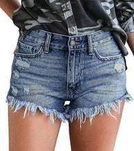 Load image into Gallery viewer, Genuine Summer Mid Waisted Hot Shorts with Pockets