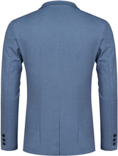 Load image into Gallery viewer, Men&#39;s Blue Lightweight Long Sleeve Lapel Blazer