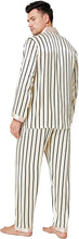 Load image into Gallery viewer, Michael Beige Silk Satin Pajamas Two-Piece Set