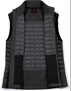 Warm Outdoor Black Sleeveless Women's Puffer Vest