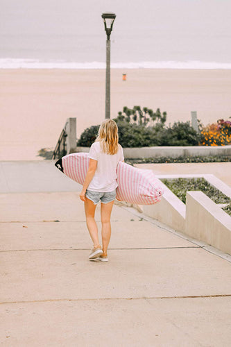 Squared Pink Lightweight Protective Cover Surfboard Bag