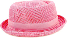 Load image into Gallery viewer, Rotterdam Pink Classic Soft Cool Pork Pie Hat