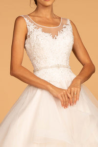 Infinite Tulip Sleeveless Lace Wedding Dress