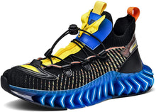 Load image into Gallery viewer, Men&#39;s Black Sports Athletic Running Shoes