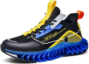 Men's Light Blue Sports Athletic Running Shoes