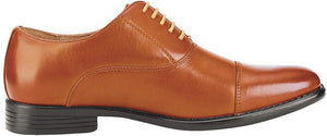 Men's Formal Brown Classic Lace-up Dress Shoes