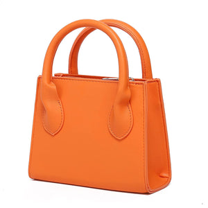Trendy Orange Mini Purse Handbag