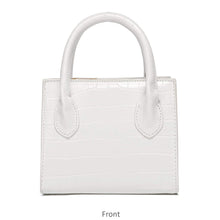 Load image into Gallery viewer, Trendy White Mini Purse Crocodile Pattern Handbag