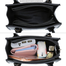 Load image into Gallery viewer, Trendy Black Mini Purse Crocodile Pattern Handbag