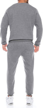Load image into Gallery viewer, Men&#39;s Light Grey Warm Winter Long Sleeve 2pc Sweatsuit