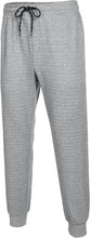 Load image into Gallery viewer, Athletic Grey Plaid Jacquard Men&#39;s Jogger Sweatpants