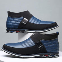 Load image into Gallery viewer, High-Top Blue Lightweight Men&#39;s Casual Shoes