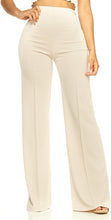 Load image into Gallery viewer, Women&#39;s White High Waist Dress Pants