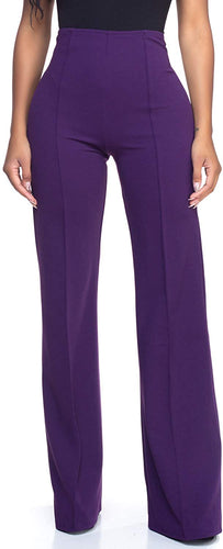 Women's Plum High Waist Dress Pants