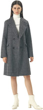 Load image into Gallery viewer, Winter Khaki Oversized Long Sleeve Wool Plaid Jacket