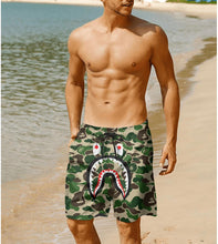 Load image into Gallery viewer, Casual Athletic Green Quick Dry Men&#39;s Shorts