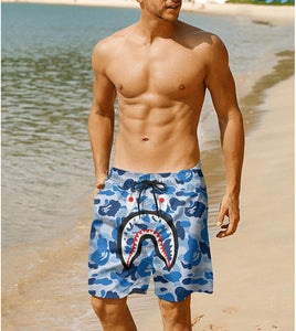 Casual Athletic Blue Quick Dry Men's Shorts