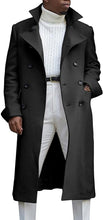 Load image into Gallery viewer, Notch Lapel Double Breasted Casual Cotton White Trench Coat