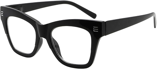 Oversize Reading Black Glasses