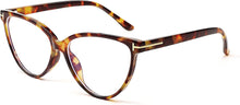 Load image into Gallery viewer, Cat Eye Leopard Frame Blue Light Blocking Eyewear Glasses