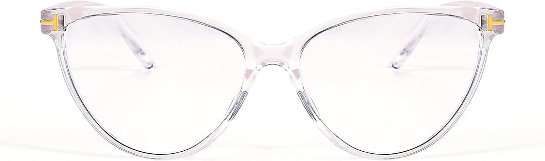 Cat Eye Clear Frame Blue Light Blocking Eyewear Glasses