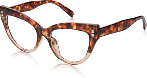 Leopard Frame Oversized Anti Eyestrain Glasses